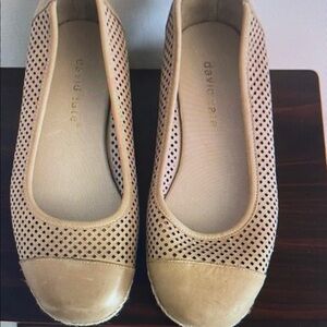 David Tate Women's Cream Flats